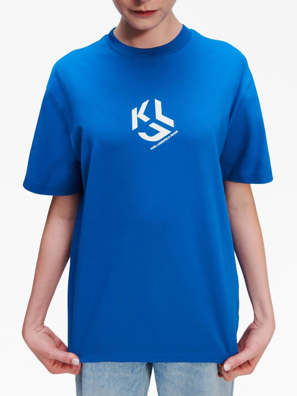 Karl Lagerfeld Jeans logo-print organic cotton T-shirt - Image 4