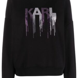 Karl Lagerfeld  logo-studded sweatshirt