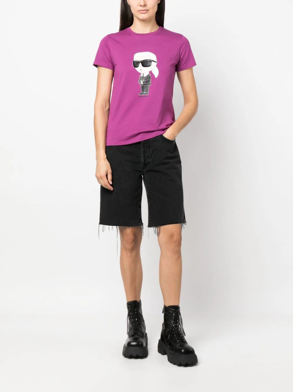 Karl Lagerfeld Ikonik 2.0 organic cotton T-shirt - Image 2