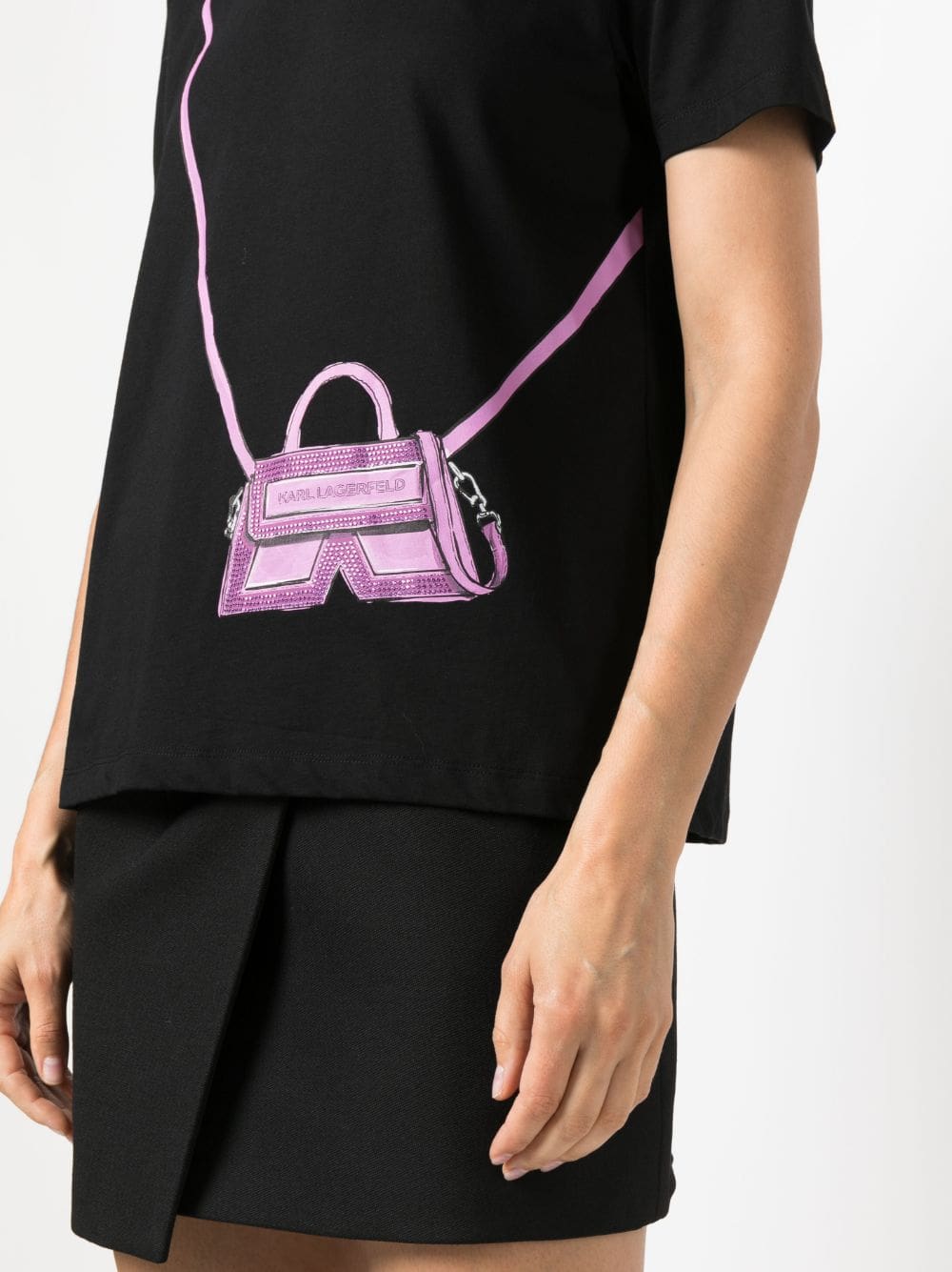 Karl Lagerfeld IKON/K Bag print T-shirt - Image 5