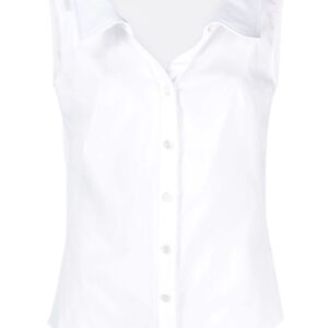 Alexander McQueen  sleeveless cotton shirt