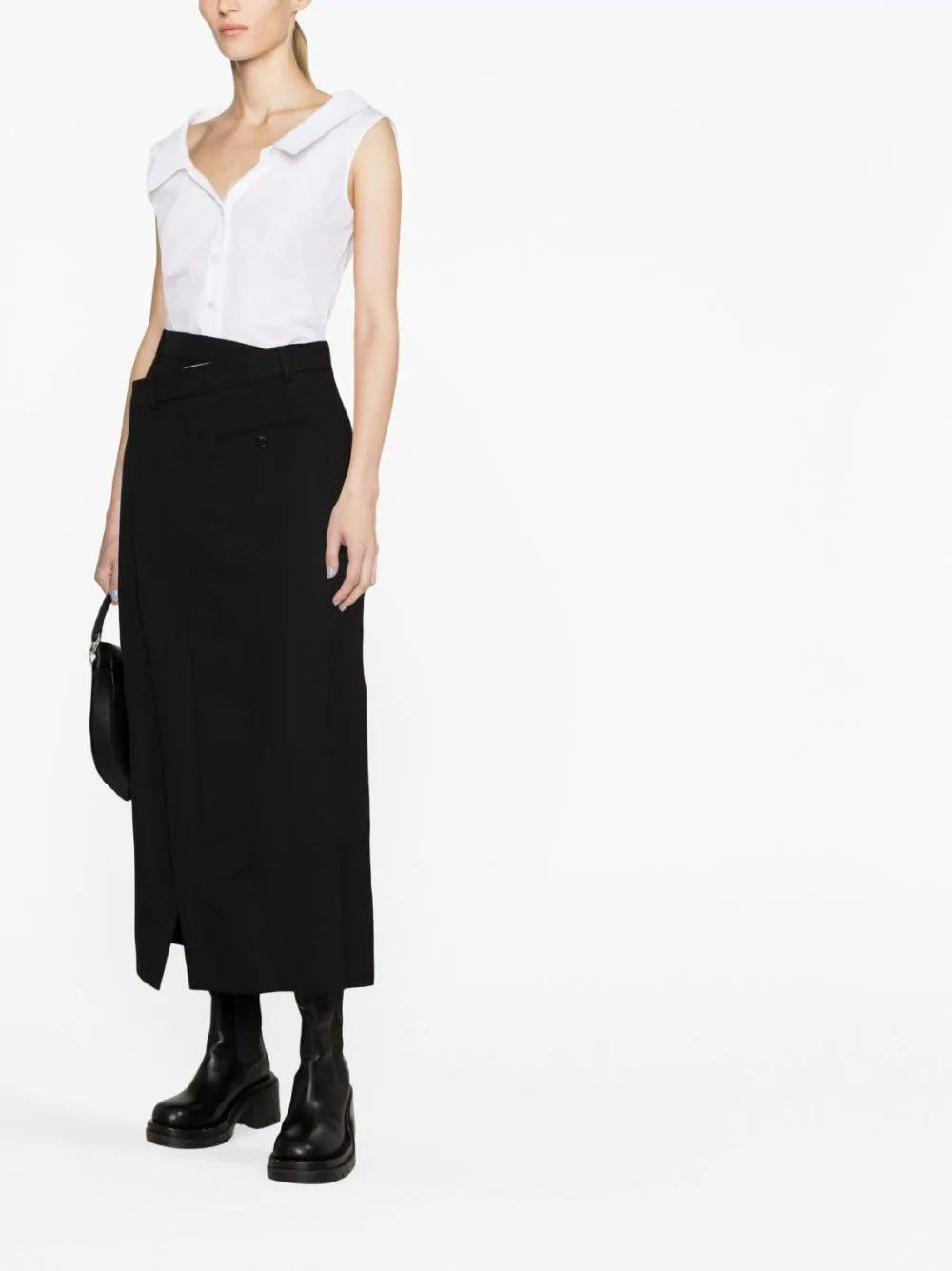 Alexander McQueen sleeveless cotton shirt - Image 2