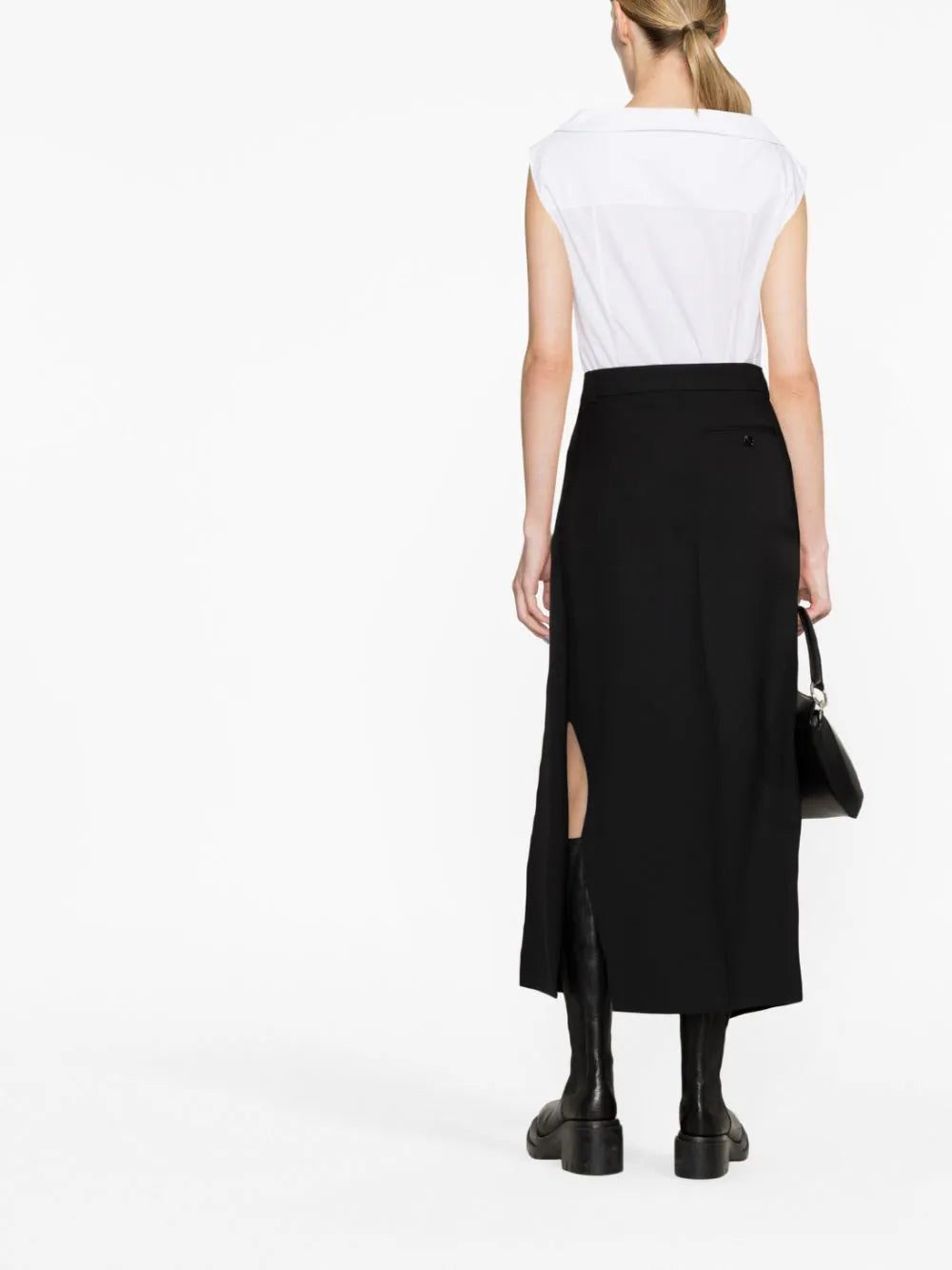 Alexander McQueen sleeveless cotton shirt - Image 3