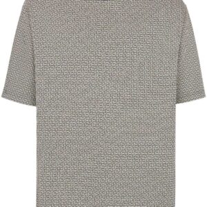 Balmain  monogram-print T-shirt