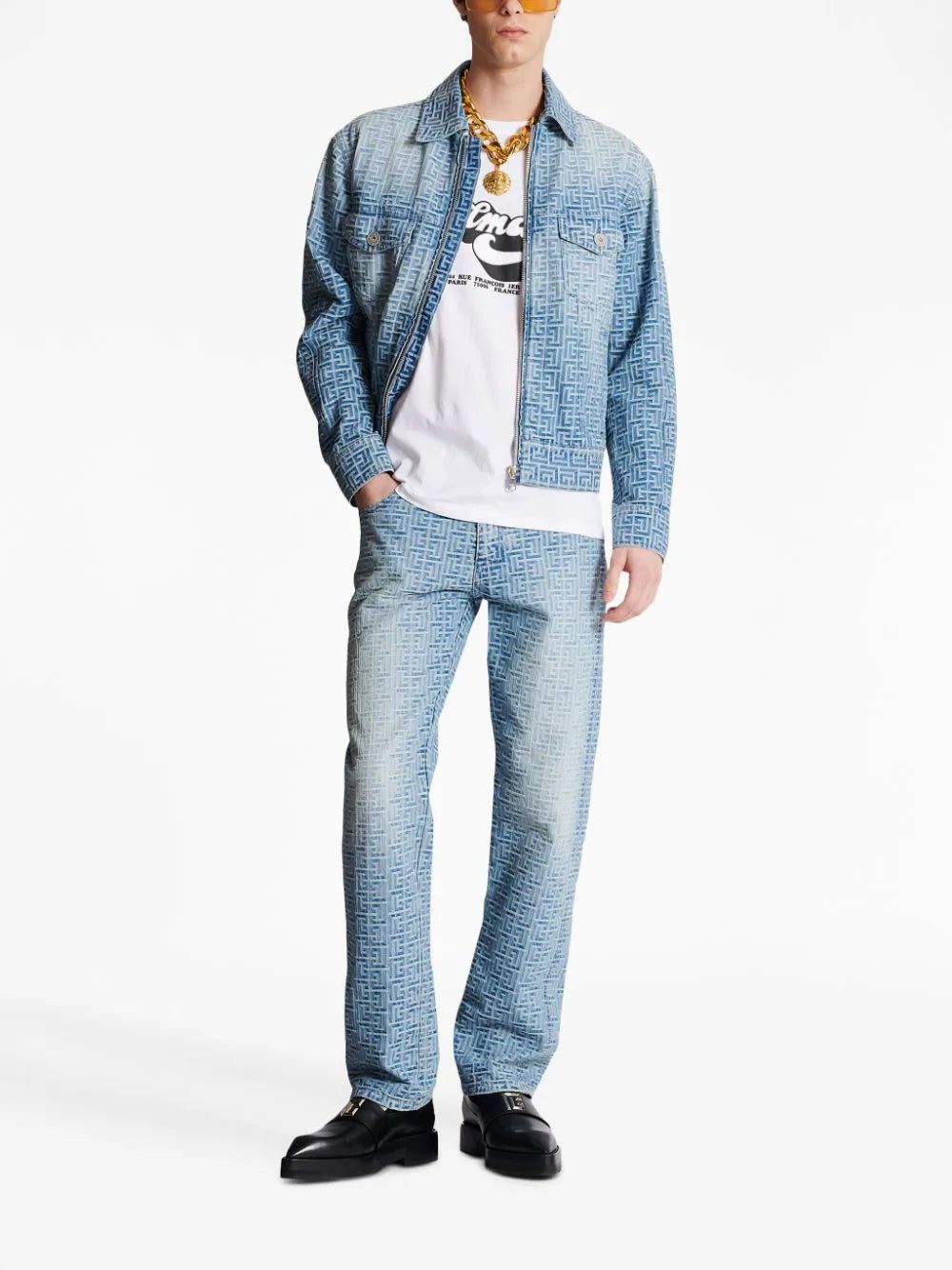 Balmain 70s logo-print T-shirt - Image 2