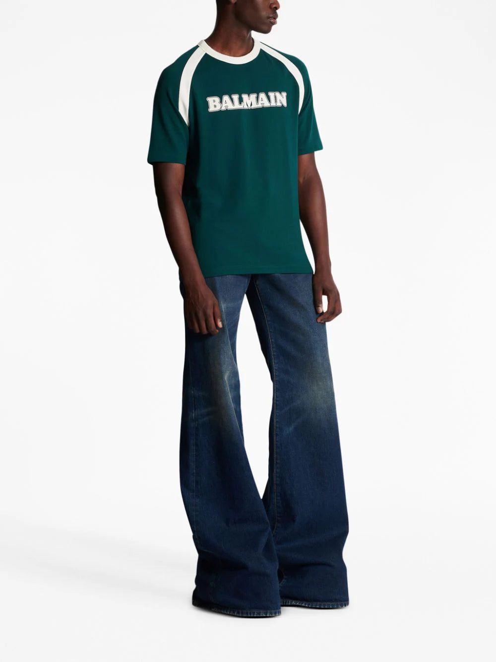 Balmain Retro logo-print T-shirt - Image 2