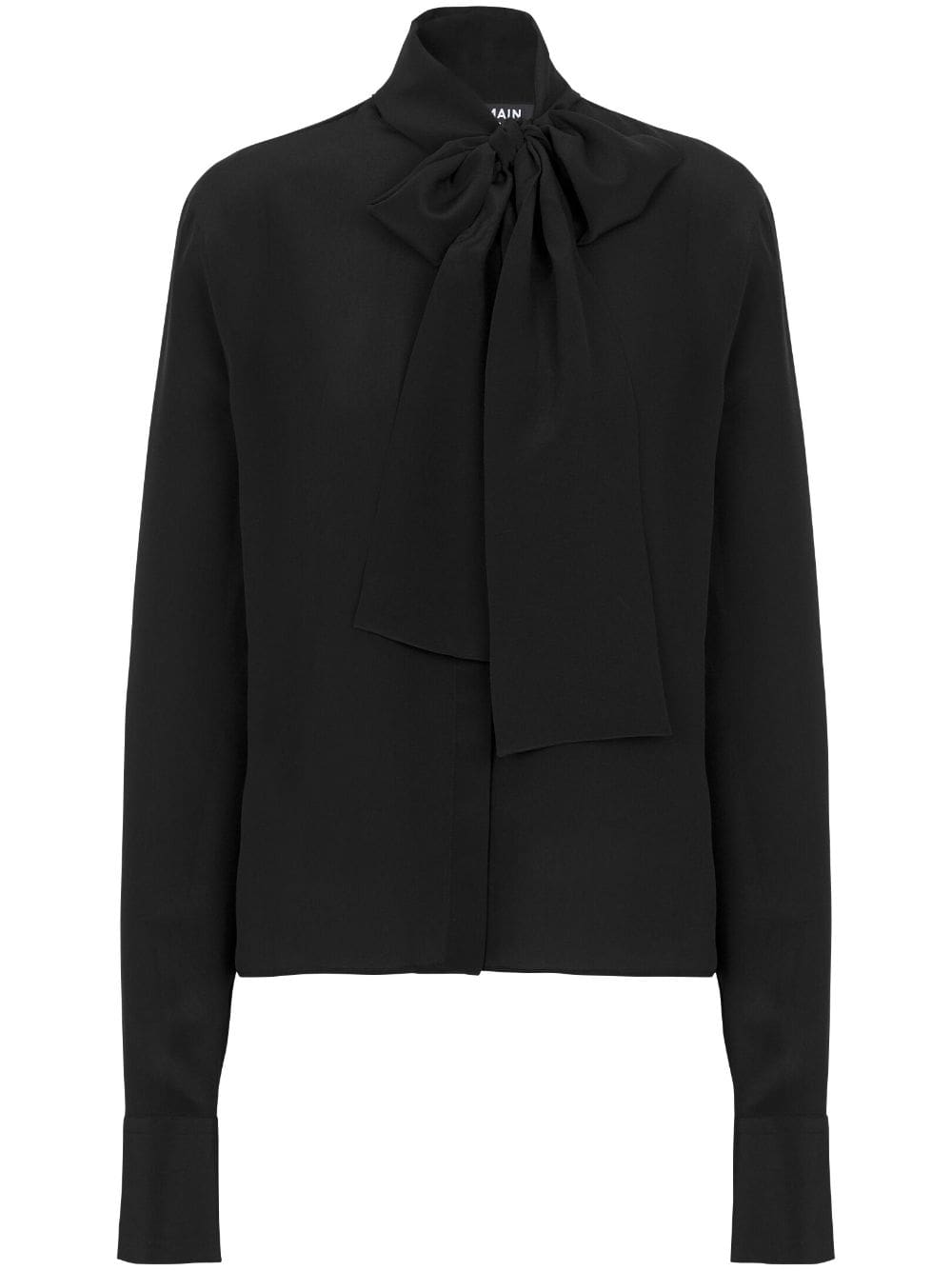 Balmain bow-detail buttoned blouse