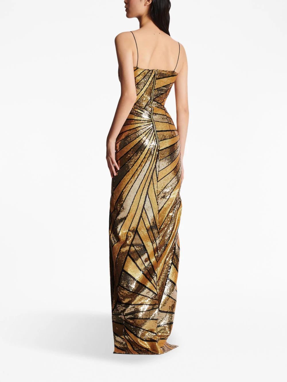Balmain sequin-embellishment maxi dress - Image 4