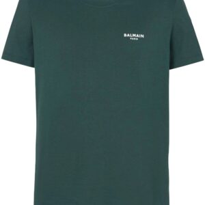 Balmain logo-print short-sleeved cotton T-shirt