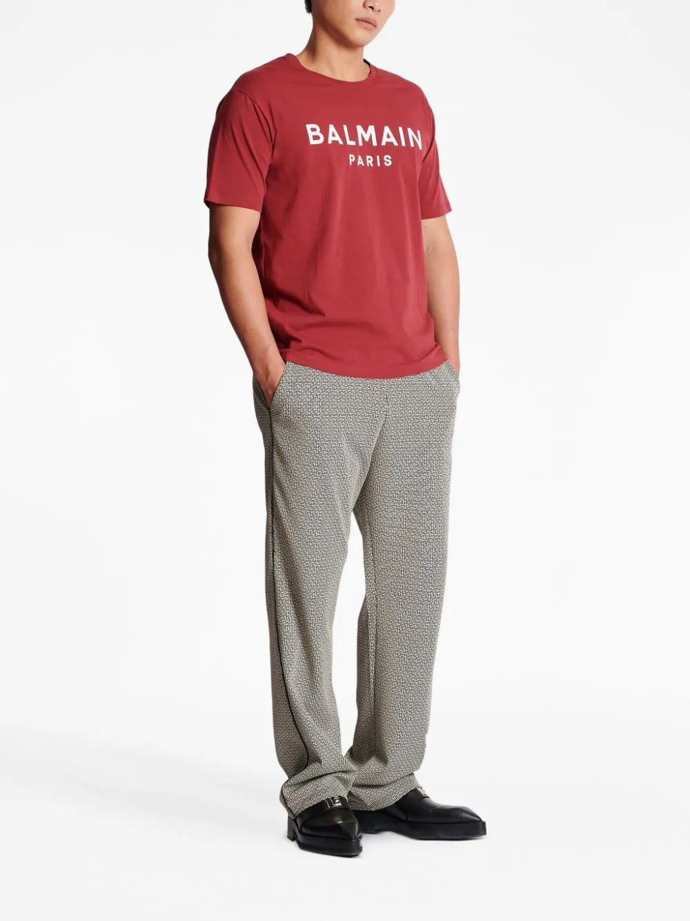 Balmain logo-print cotton T-shirt - Image 3