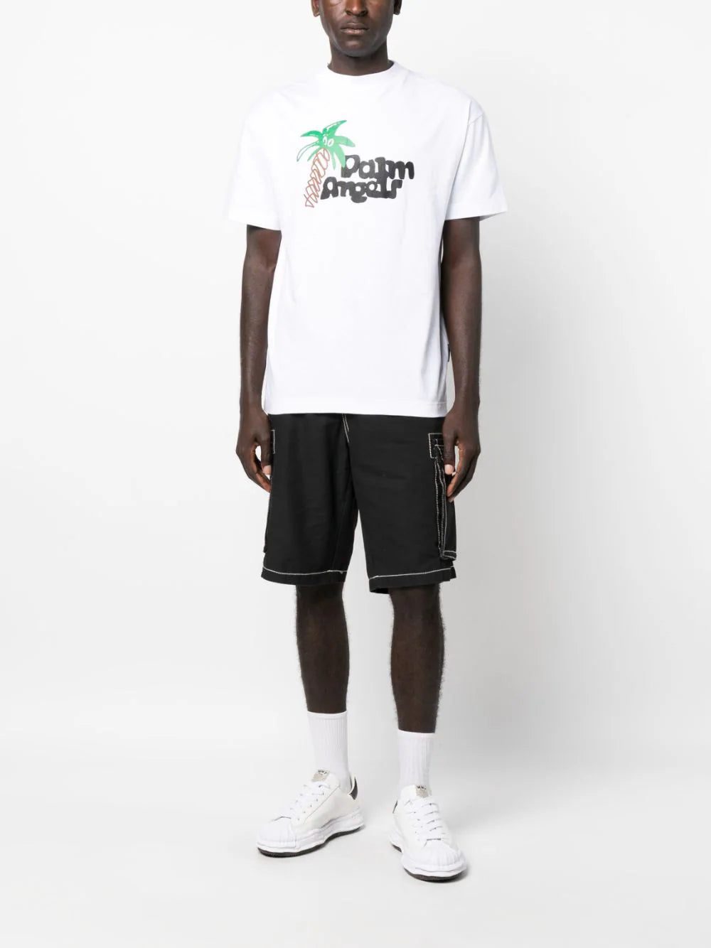 Palm Angels Sketchy-print cotton T-shirt - Image 2