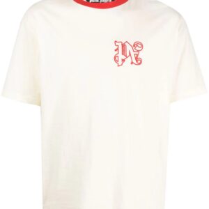 Palm Angels  x Haas MoneyGram Racing monogram T-shirt