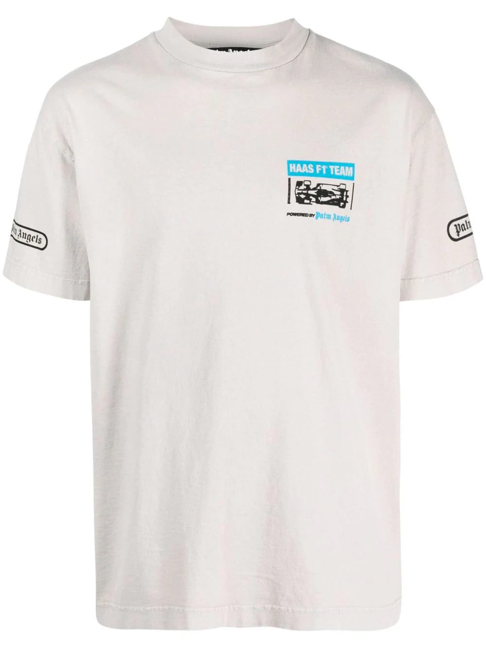 Palm Angels x Haas MoneyGram Team Monaco-print T-shirt