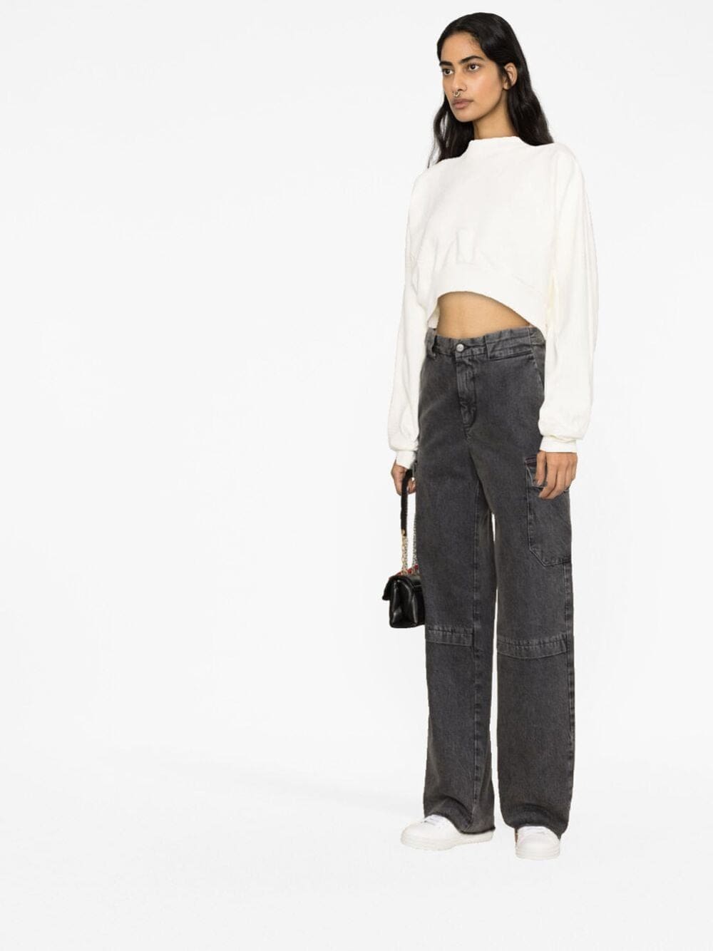 Off-White Vortix Cor cropped sweatshirt - Image 3