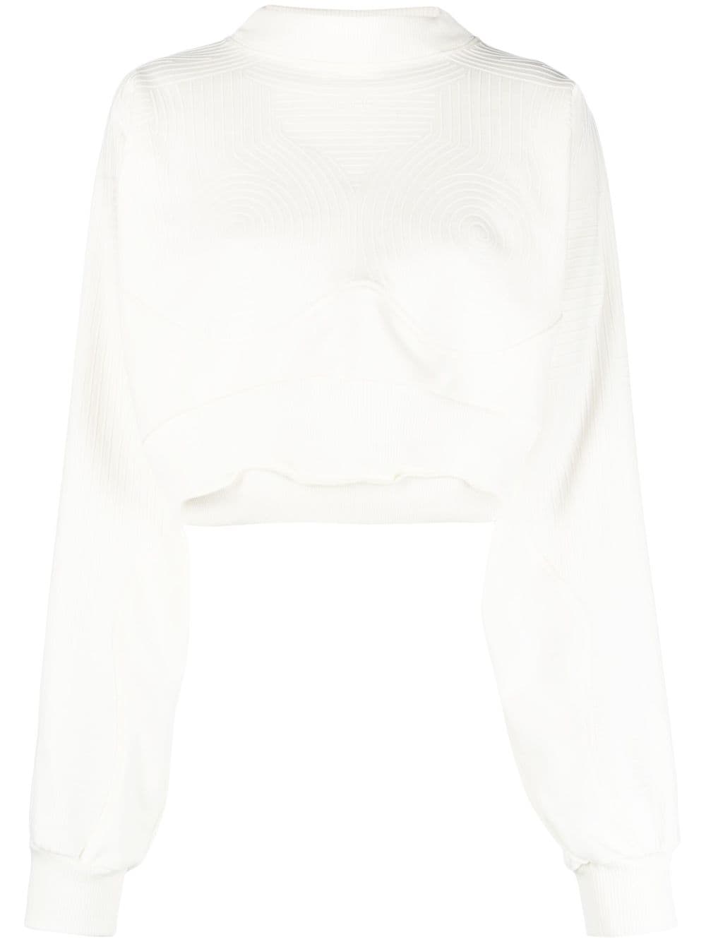 Off-White Vortix Cor cropped sweatshirt
