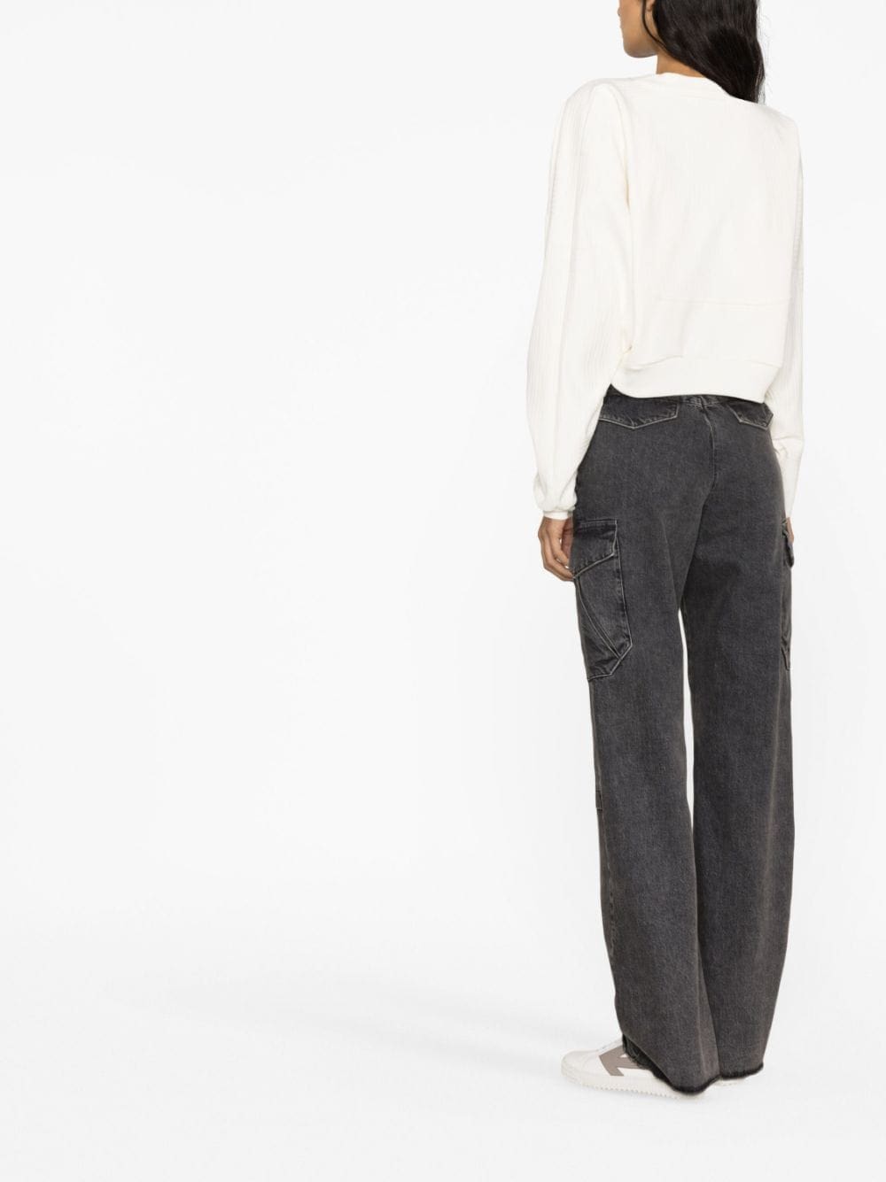 Off-White Vortix Cor cropped sweatshirt - Image 4