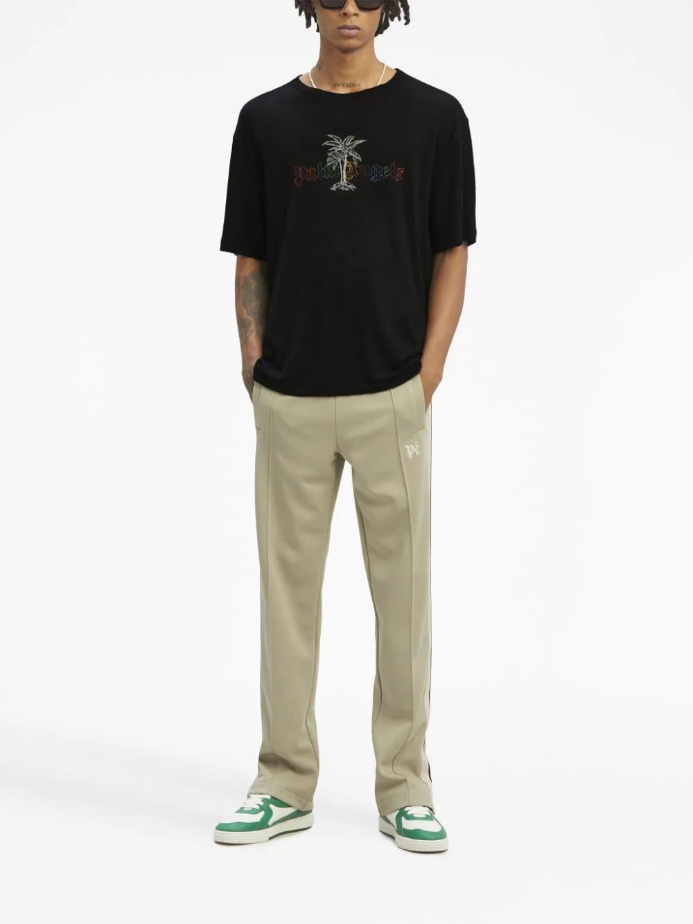 Palm Angels logo-print short-sleeve T-shirt - Image 2