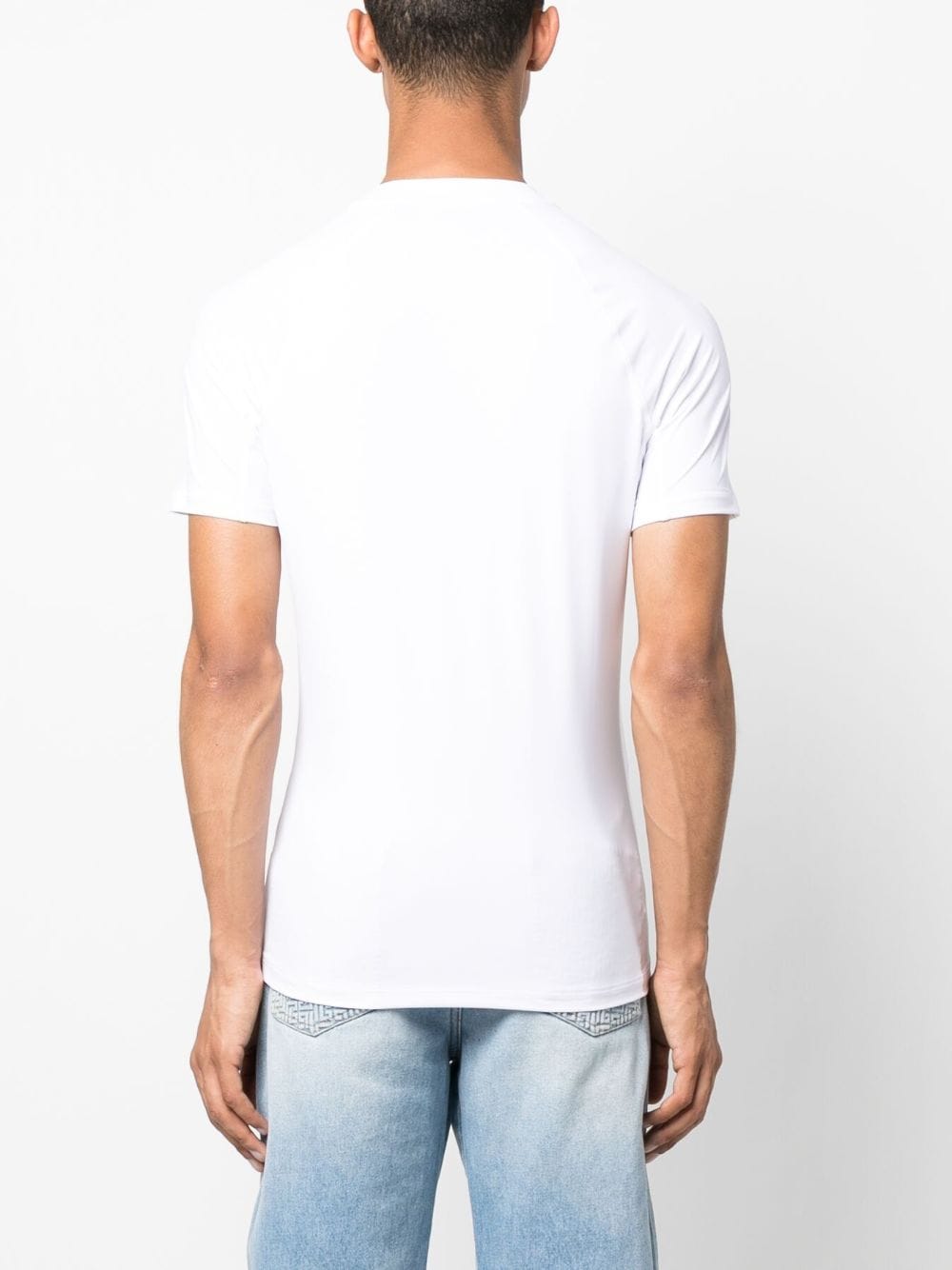 Balmain logo-print cotton T-shirt - Image 4