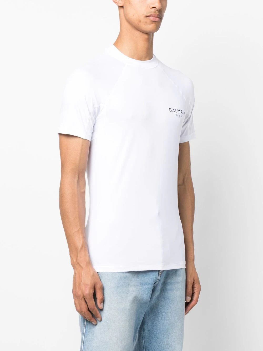 Balmain logo-print cotton T-shirt - Image 3