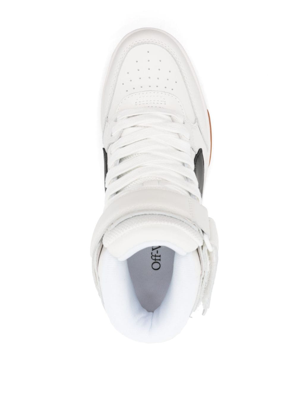 Off-White Out of Office logo-patch leather sneakers - Image 4