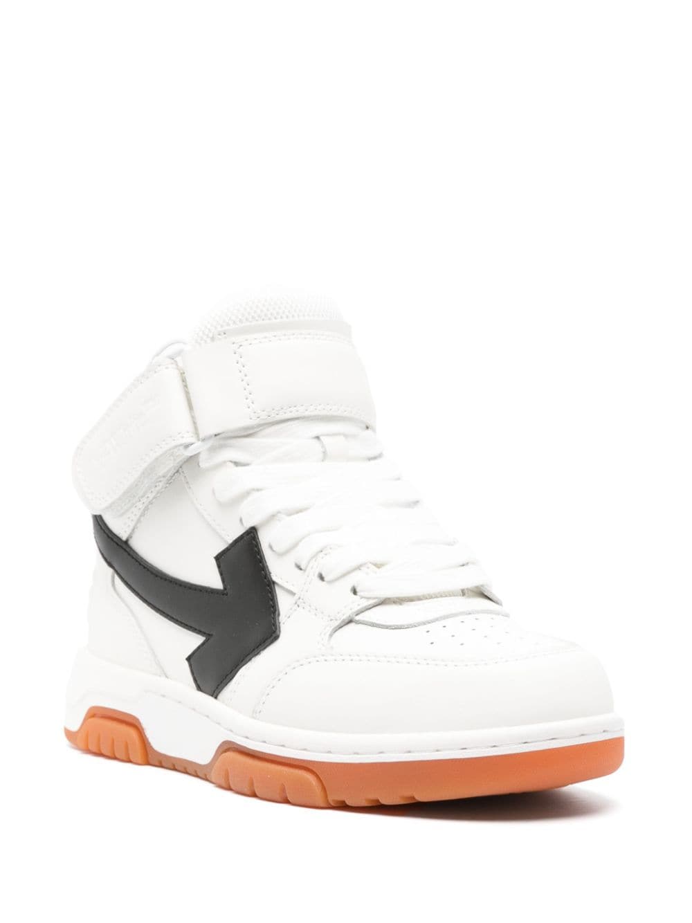 Off-White Out of Office logo-patch leather sneakers - Image 2