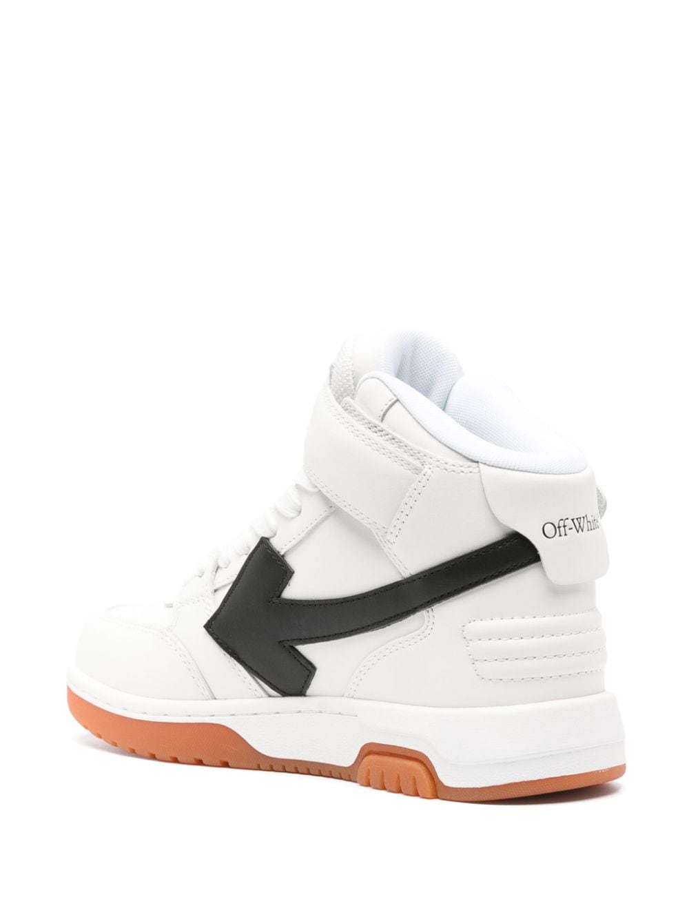 Off-White Out of Office logo-patch leather sneakers - Image 3