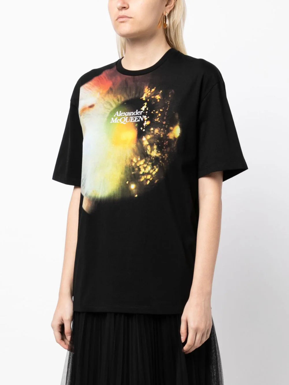 Alexander McQueen logo-print cotton T-shirt - Image 3
