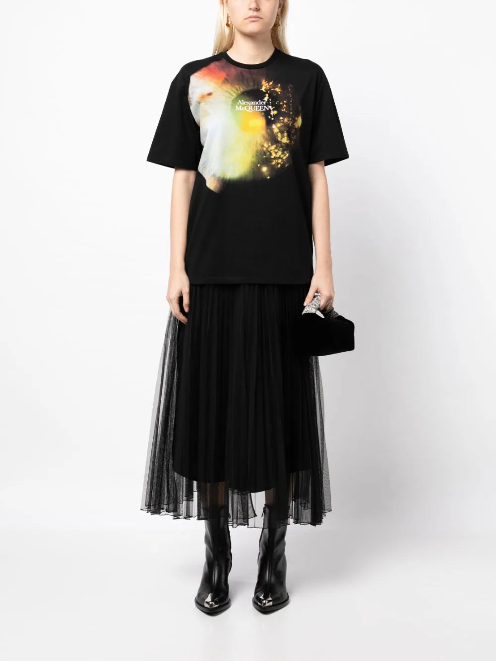 Alexander McQueen logo-print cotton T-shirt - Image 2