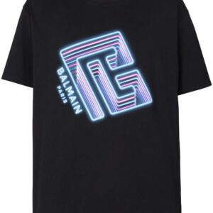 Balmain logo-print cotton T-shirt