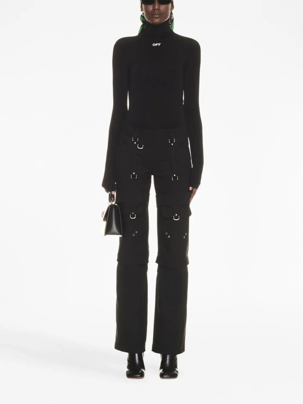 Off-White logo-print long-sleeve top - Image 2