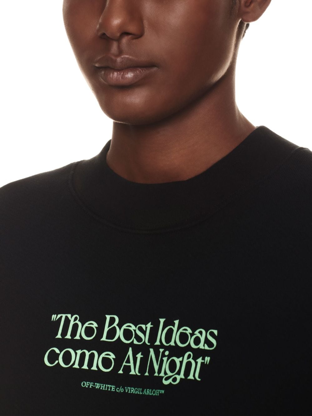 Off-White slogan-print sweatshirt - Image 5