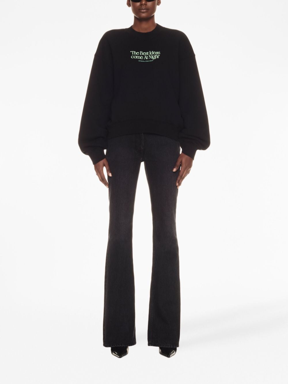 Off-White slogan-print sweatshirt - Image 2