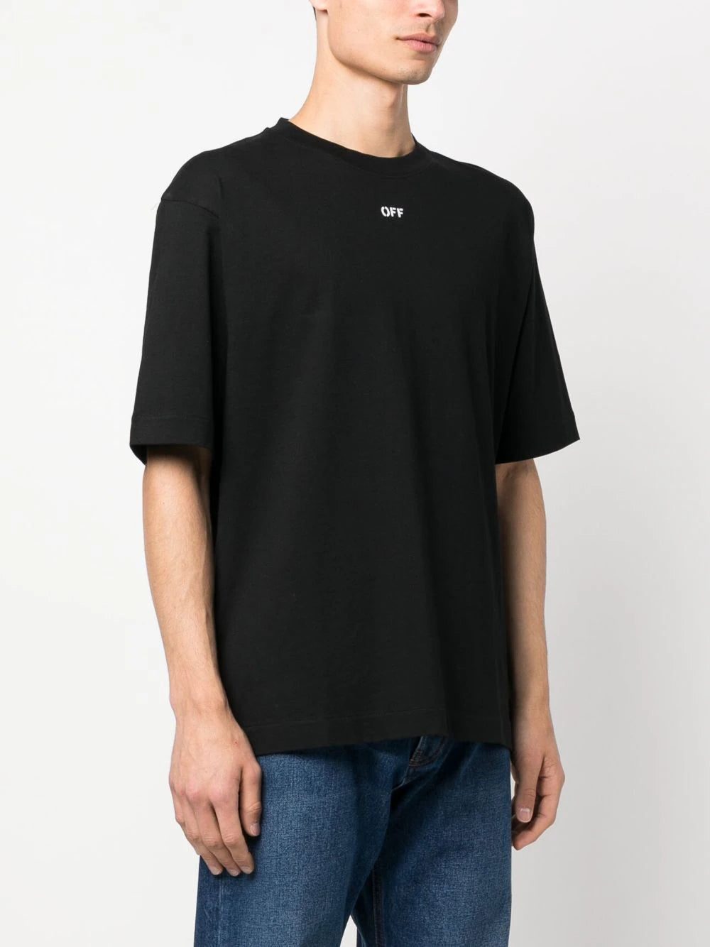 Off-White Off Stamp-print cotton T-shirt - Image 3