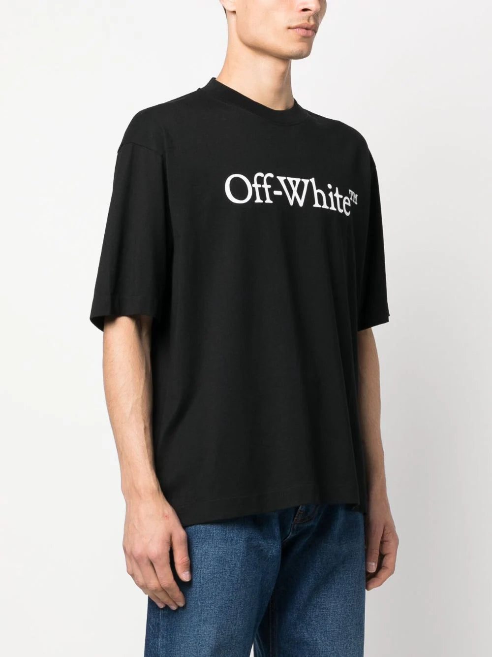 Off-White Bookish logo-print cotton T-shirt - Image 3