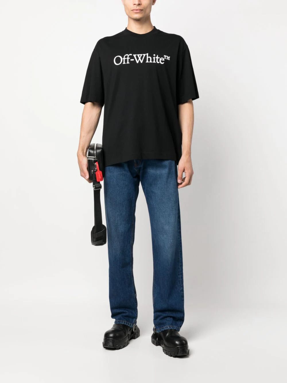 Off-White Bookish logo-print cotton T-shirt - Image 2