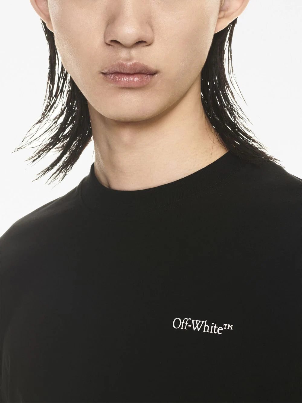 Off-White Scratch-print stretch-cotton T-shirt - Image 4