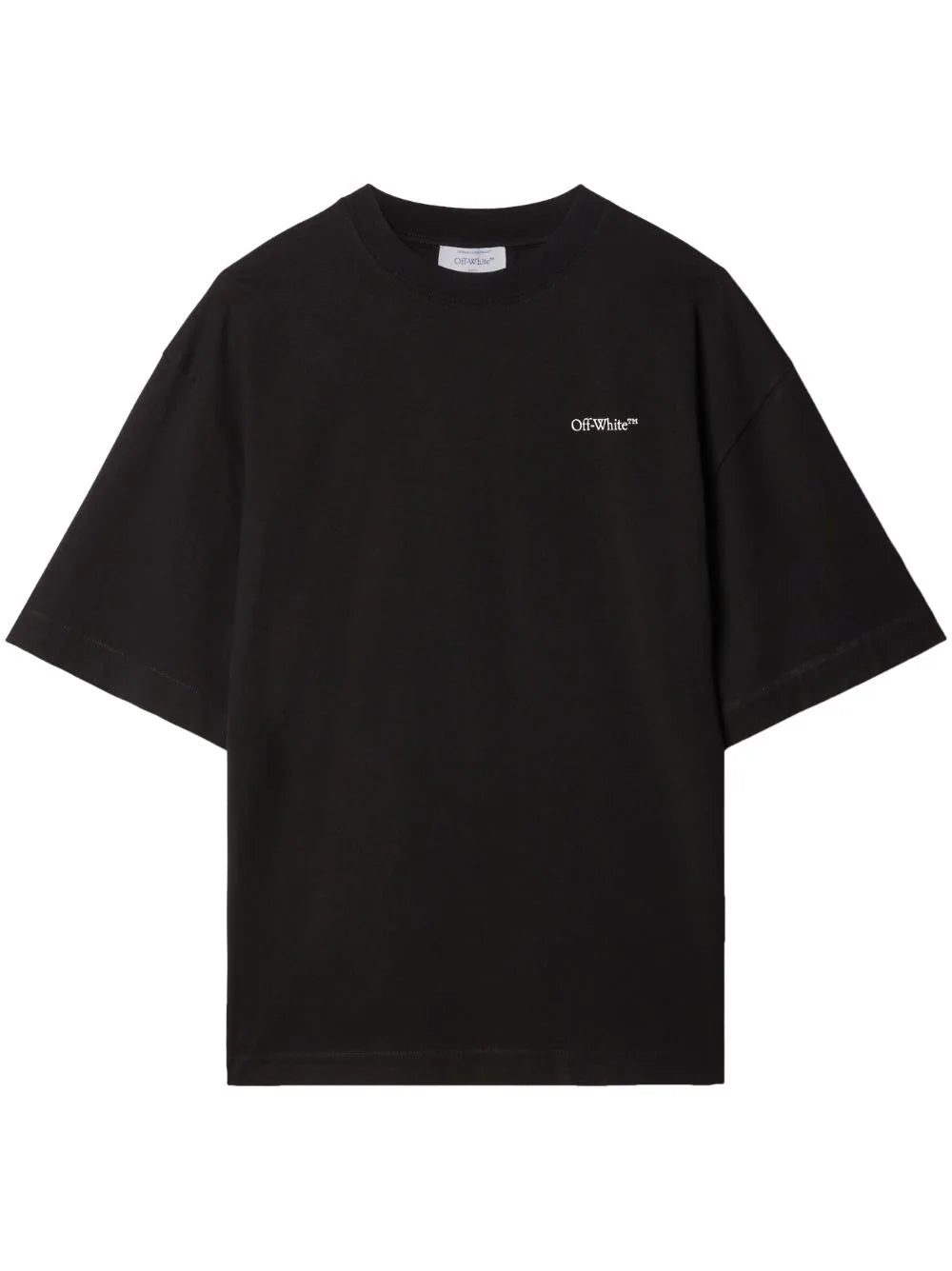 Off-White Scratch-print stretch-cotton T-shirt