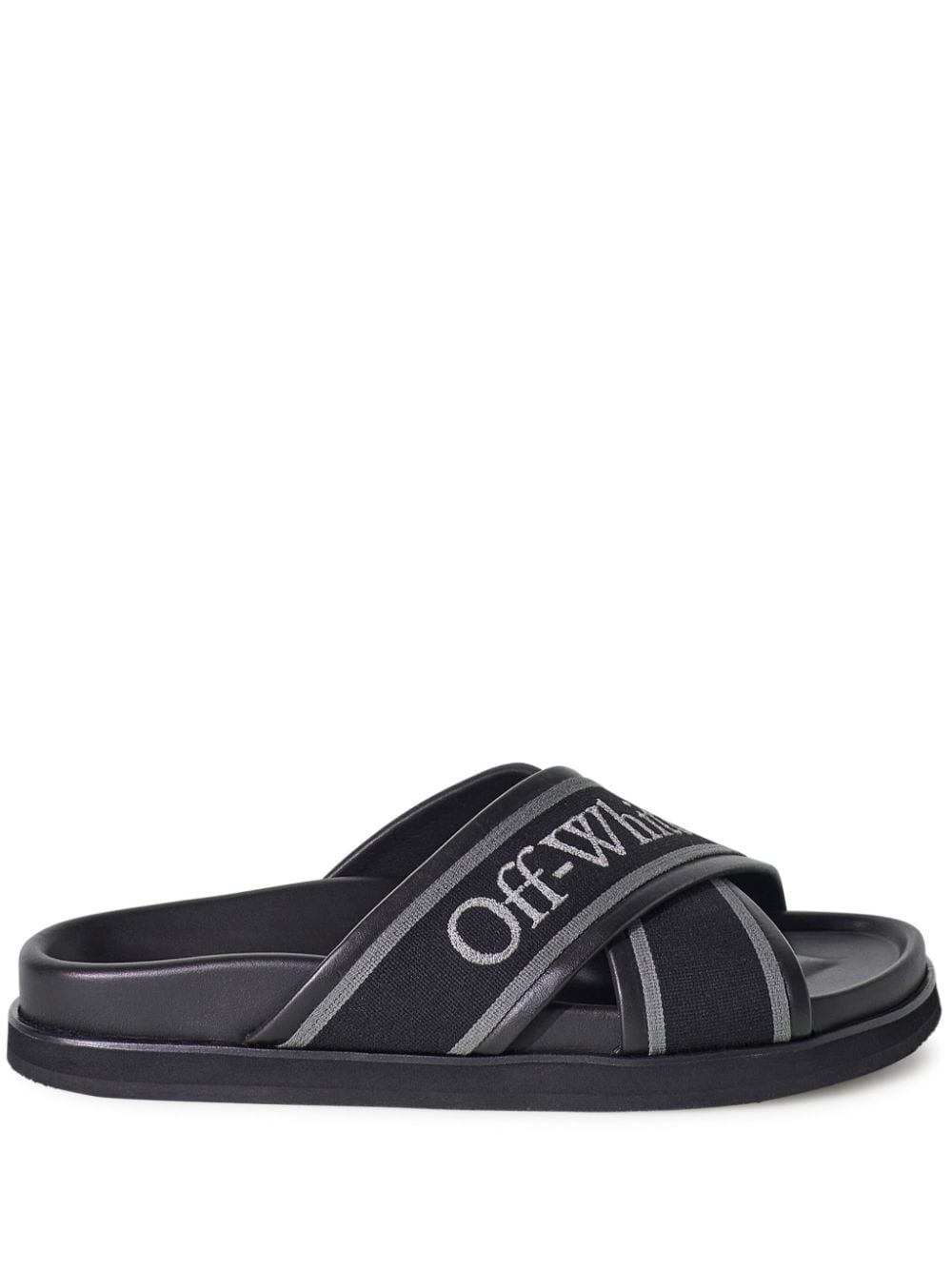 Off-White Cloud criss-cross slides