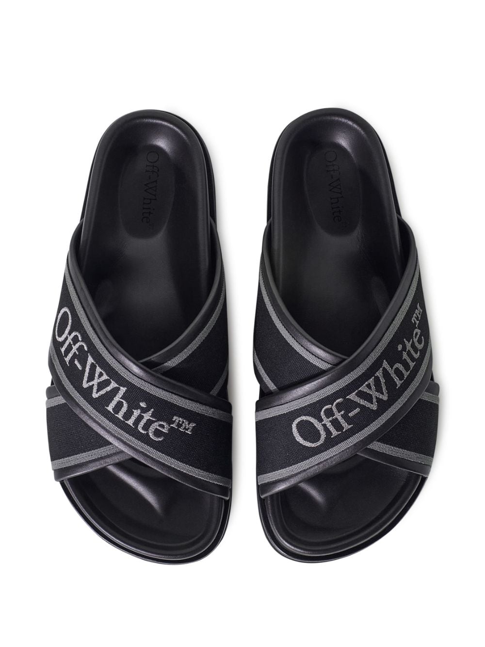 Off-White Cloud criss-cross slides - Image 4