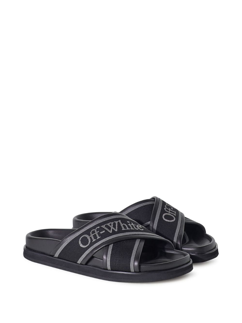 Off-White Cloud criss-cross slides - Image 2
