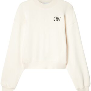 Off-White OW-print cotton sweatshirt