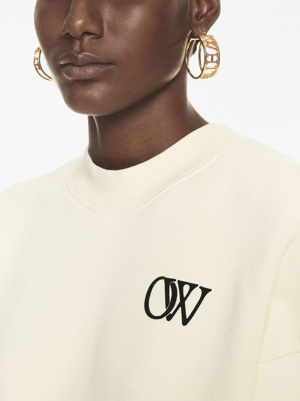 Off-White OW-print cotton sweatshirt - Image 5