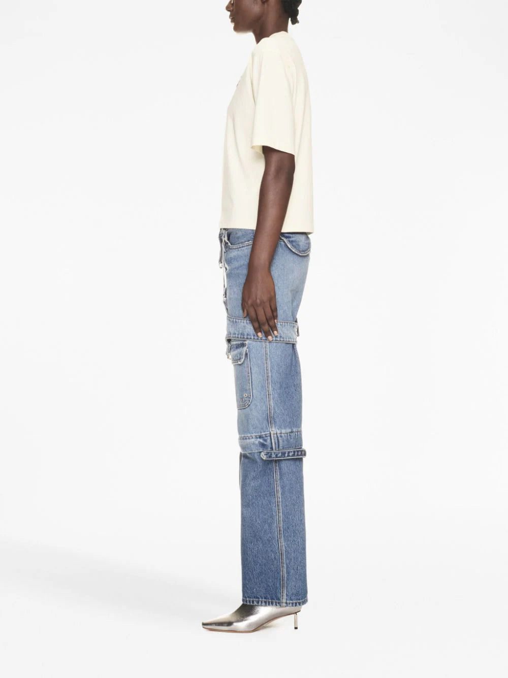 Off-White OW-print cotton T-shirt - Image 3