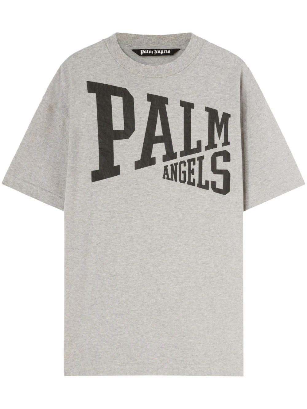 Palm Angels logo-print crew-neck T-shirt