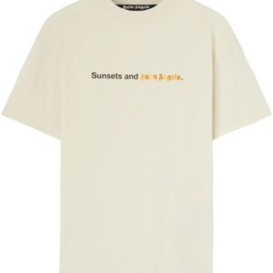 Palm Angels logo-print crew-neck T-shirt