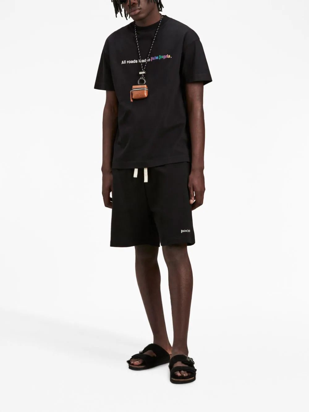 Palm Angels logo-print crew-neck T-shirt - Image 2