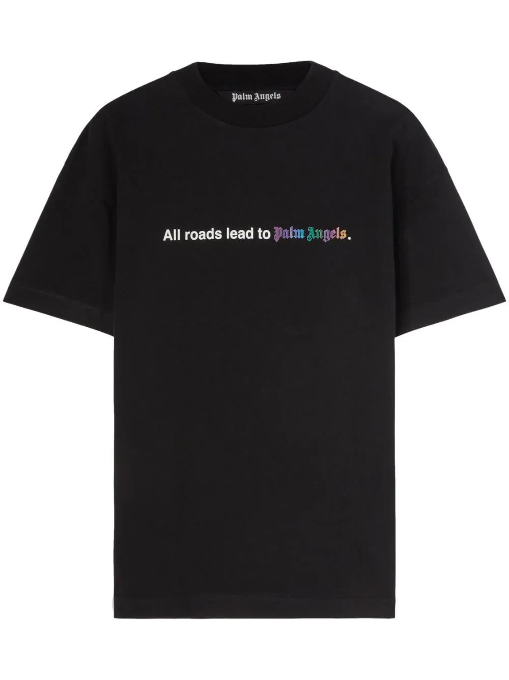 Palm Angels logo-print crew-neck T-shirt