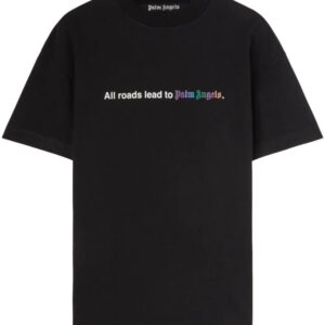 Palm Angels logo-print crew-neck T-shirt