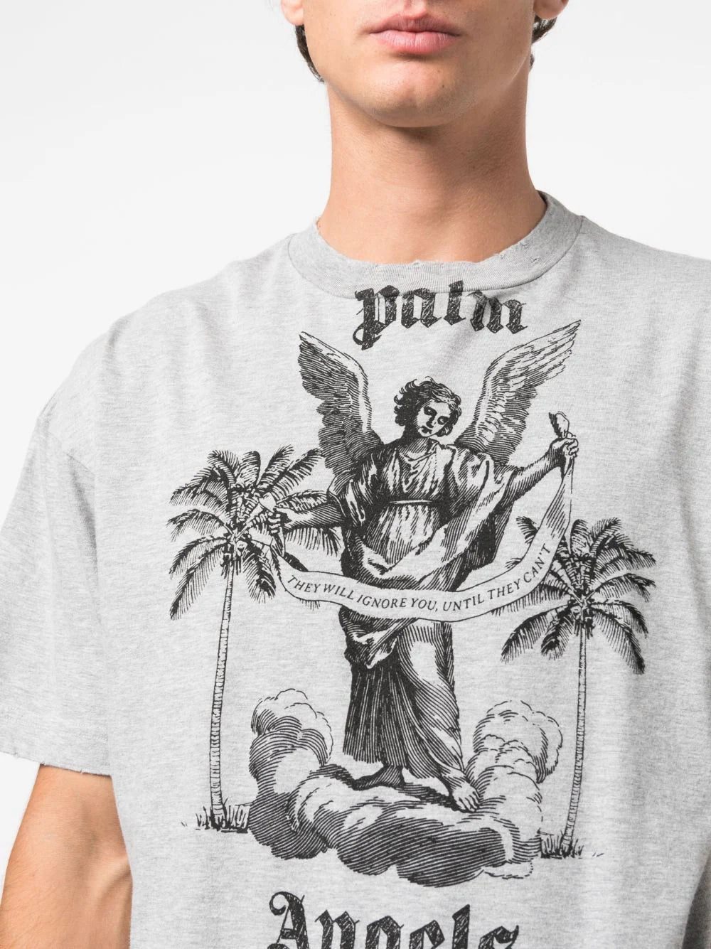 Palm Angels University logo-print T-shirt - Image 2