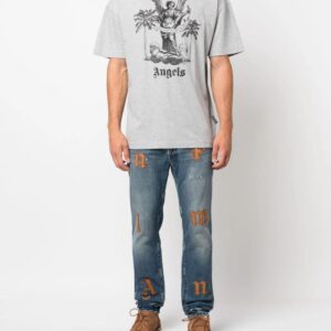 Palm Angels  University logo-print T-shirt